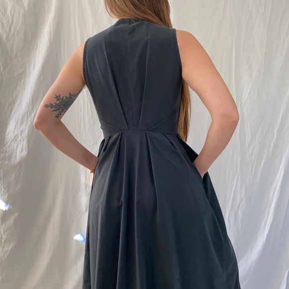 The Edo Dress in ink black by SHAINA MOTE s/s 2015 deadstock - Picture 6 of 8